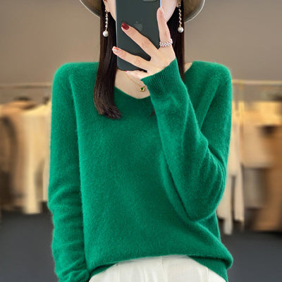 Maglione Elegante da Donna Sofia in Lana e Cashmere – Morbido e Caldo per Ogni Occasione