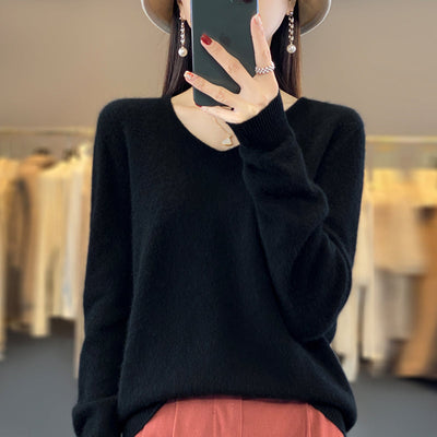 Maglione Elegante da Donna Sofia in Lana e Cashmere – Morbido e Caldo per Ogni Occasione