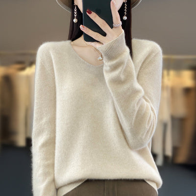 Maglione Elegante da Donna Sofia in Lana e Cashmere – Morbido e Caldo per Ogni Occasione
