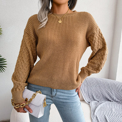 Maglione Invernale Elegante per Donna – Design a Maglia con Maniche Ampie