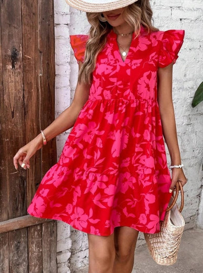 Abito Estivo Corto Floreale per Donna – Elegante e Fresco