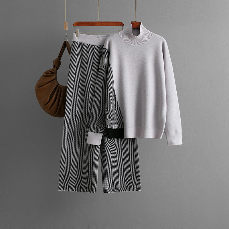 Adele Women's Sweater Set – Elegance and Coordinated Comfort