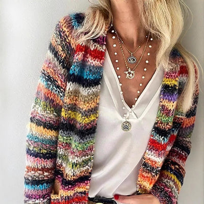Cardigan Multicolore Donna Livia – Stile Chic e Comfort