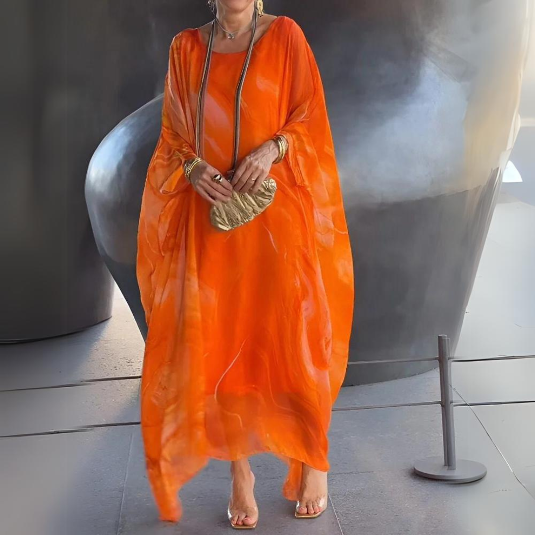Mariana - Elegante Abito Lungo in Chiffon