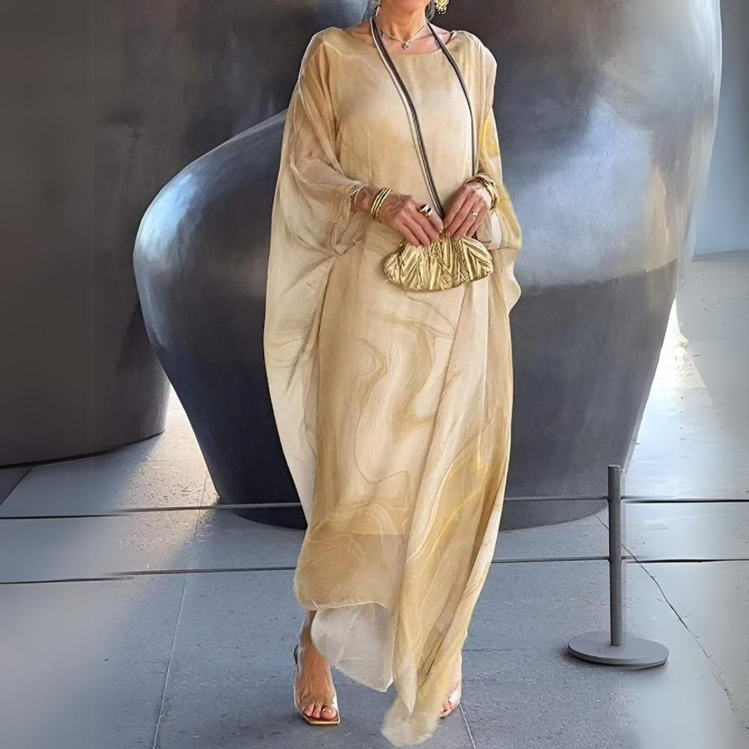 Mariana - Elegante Abito Lungo in Chiffon