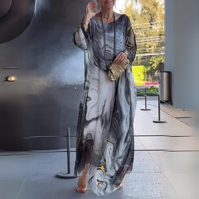 Mariana - Elegante Abito Lungo in Chiffon