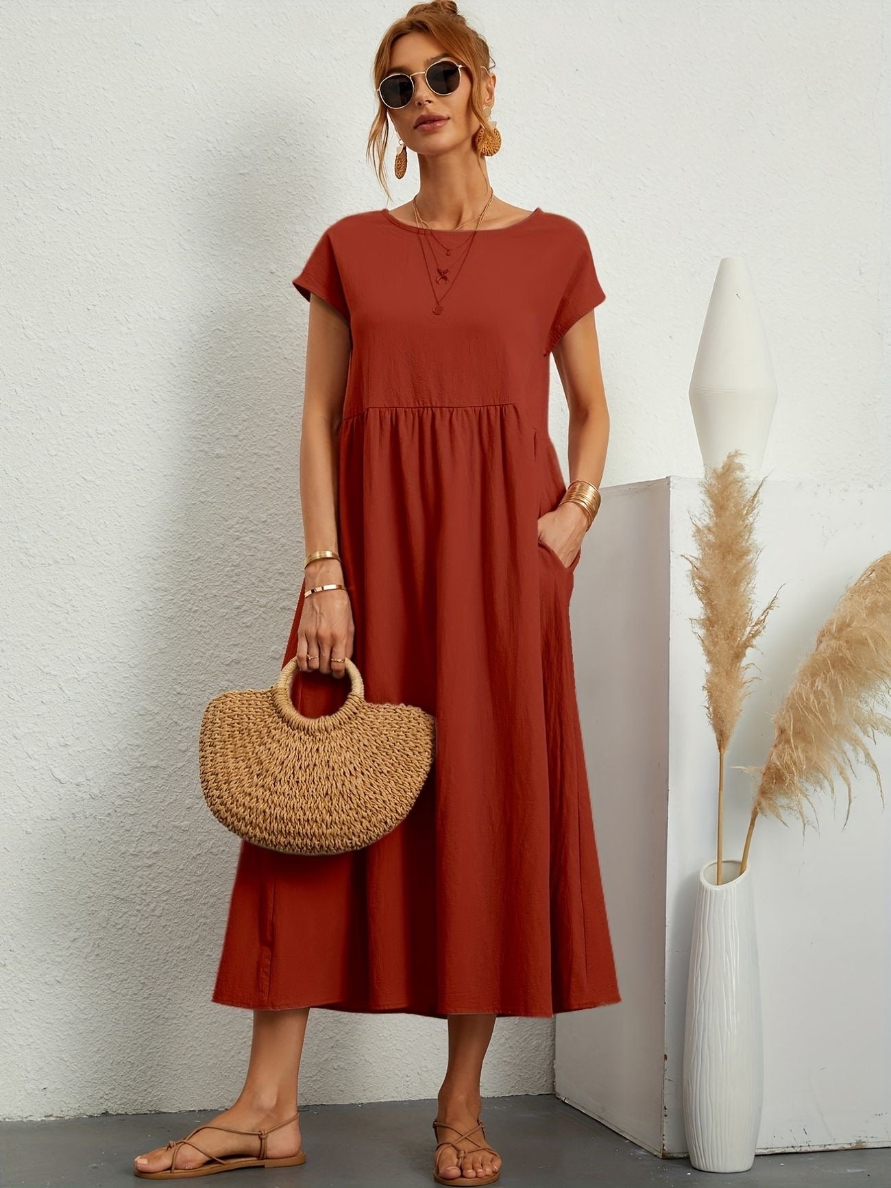 Clara - Abito Estivo Midi Casual