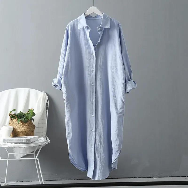 Abito Camicia Midi Ivy in Lino Lungo