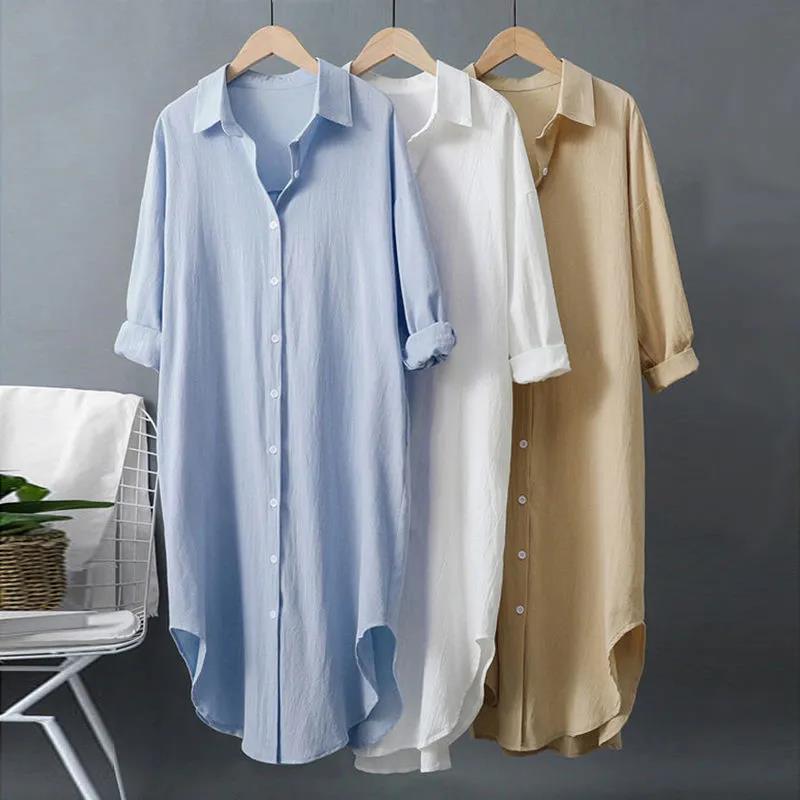 Abito Camicia Midi Ivy in Lino Lungo