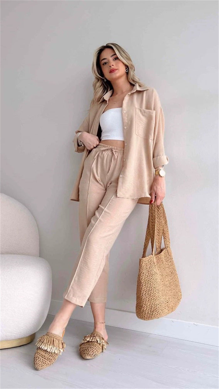 Ella - Set Completo di Camicia e Pantaloni