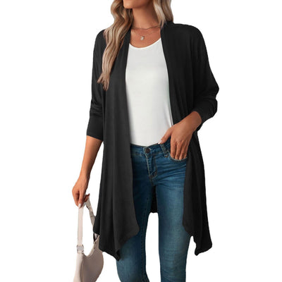 Elena Long Elegant Cardigan for Women – Lightweight and Flowing for Versatile Styles