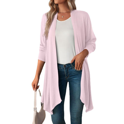 Elena Long Elegant Cardigan for Women – Lightweight and Flowing for Versatile Styles