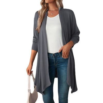 Elena Long Elegant Cardigan for Women – Lightweight and Flowing for Versatile Styles