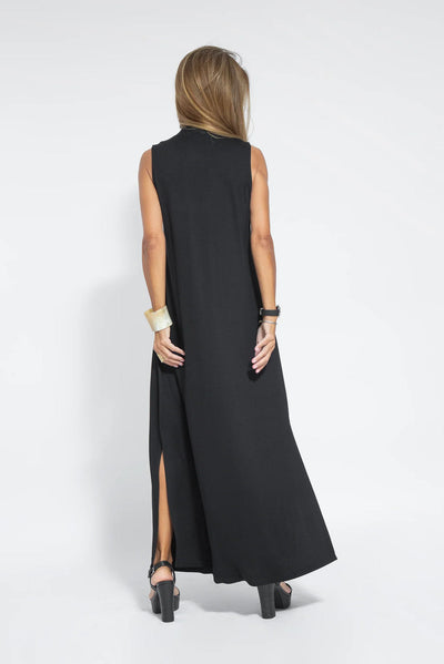 Valeria - Abito Lungo Elegante con Scollo a V