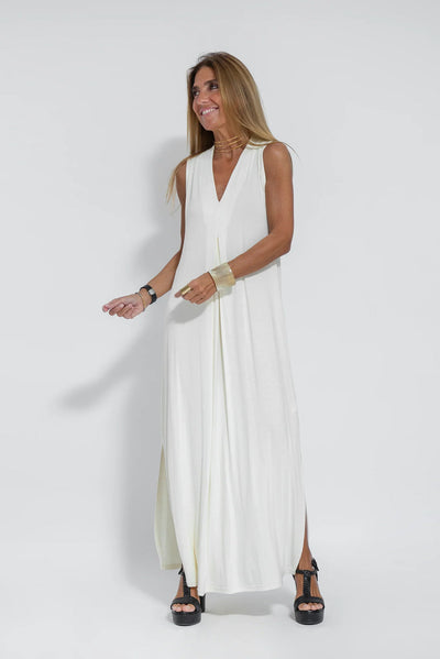 Valeria - Abito Lungo Elegante con Scollo a V