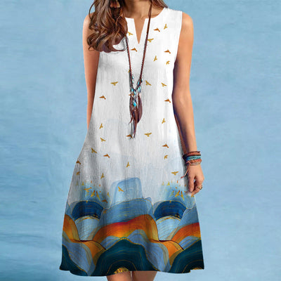 Abito Estivo Alba – Vestito Donna con Stampa Artistica