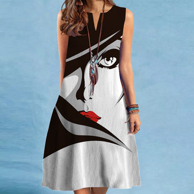 Abito Estivo Alba – Vestito Donna con Stampa Artistica