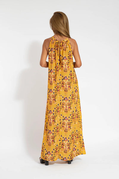 Aurora Dress – Long Summer Dress in Minimalist Style with Thin Straps