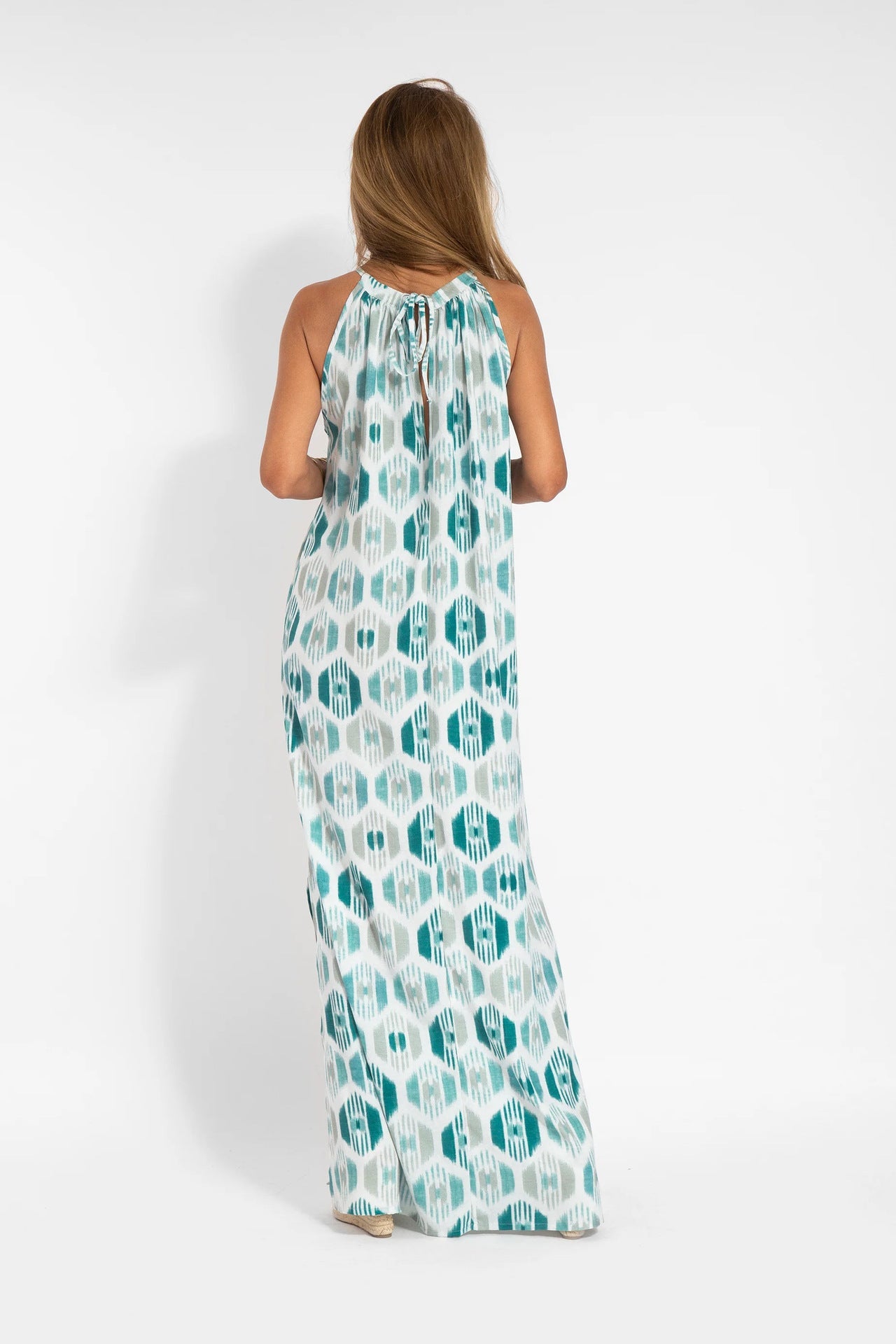 Aurora Dress – Long Summer Dress in Minimalist Style with Thin Straps