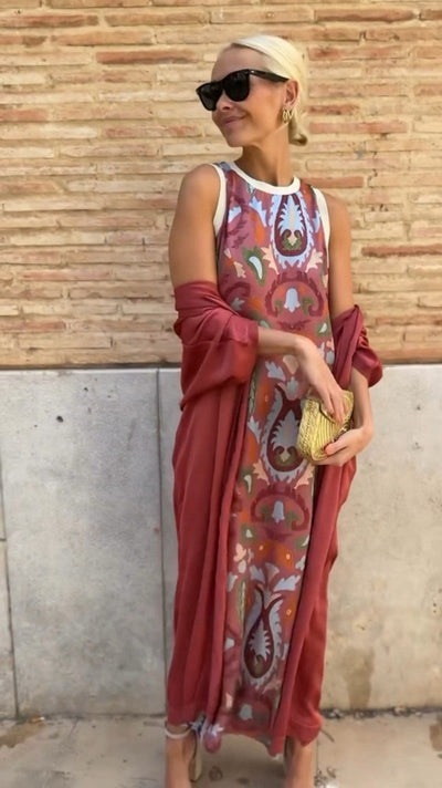 Abito Lungo Elegante da Donna – Vestito Chic per Cerimonie ed Eventi