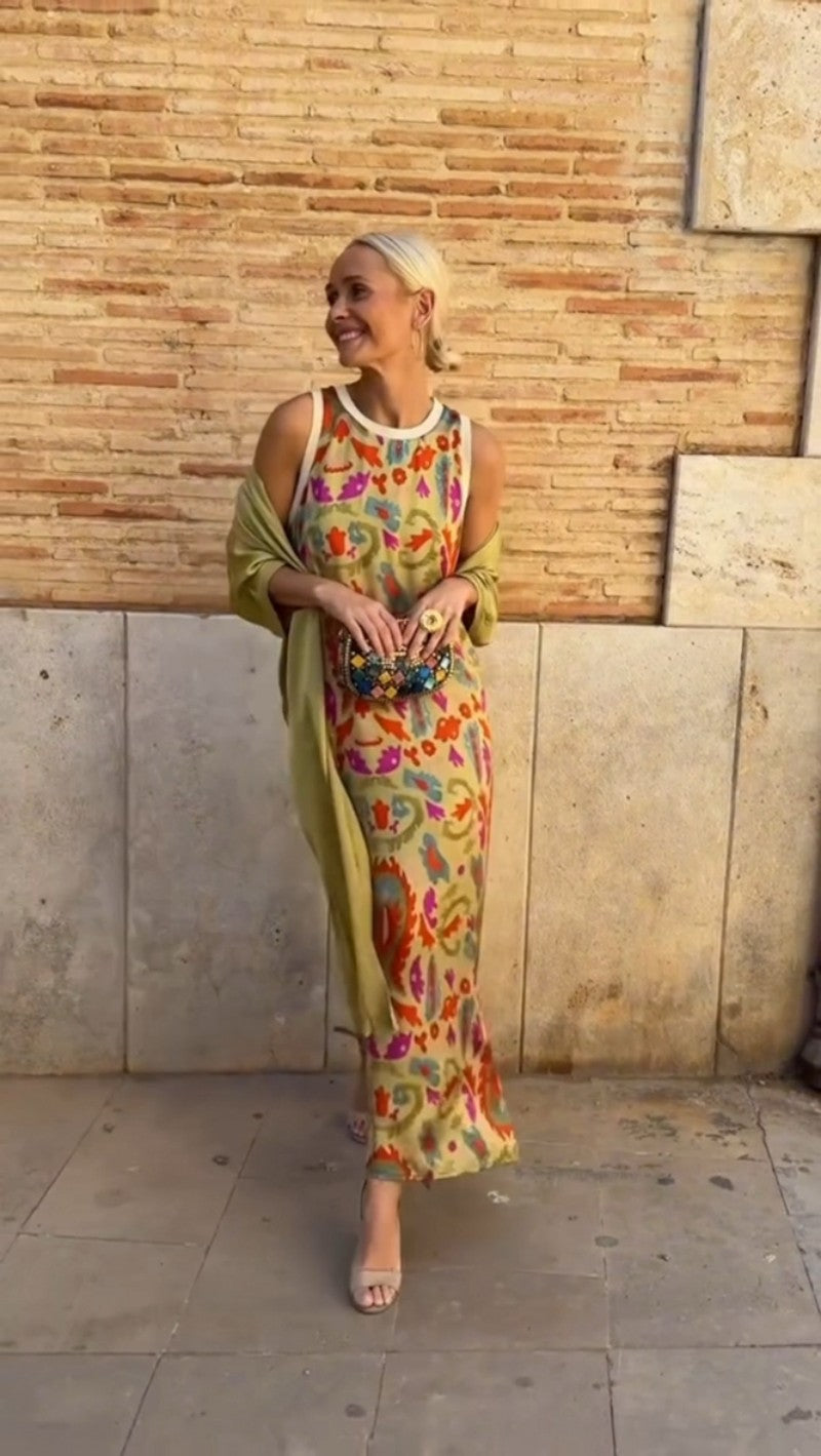 Abito Lungo Elegante da Donna – Vestito Chic per Cerimonie ed Eventi
