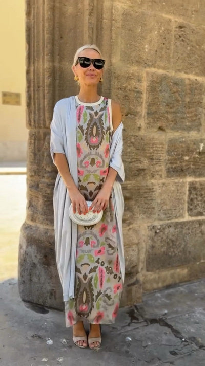 Abito Lungo Elegante da Donna – Vestito Chic per Cerimonie ed Eventi
