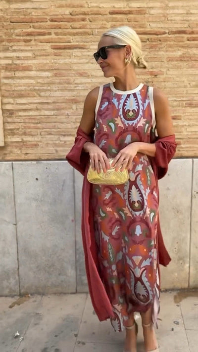 Abito Lungo Elegante da Donna – Vestito Chic per Cerimonie ed Eventi