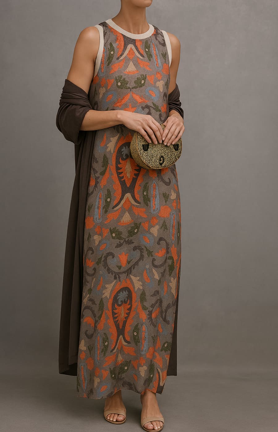 Abito Lungo Elegante da Donna – Vestito Chic per Cerimonie ed Eventi