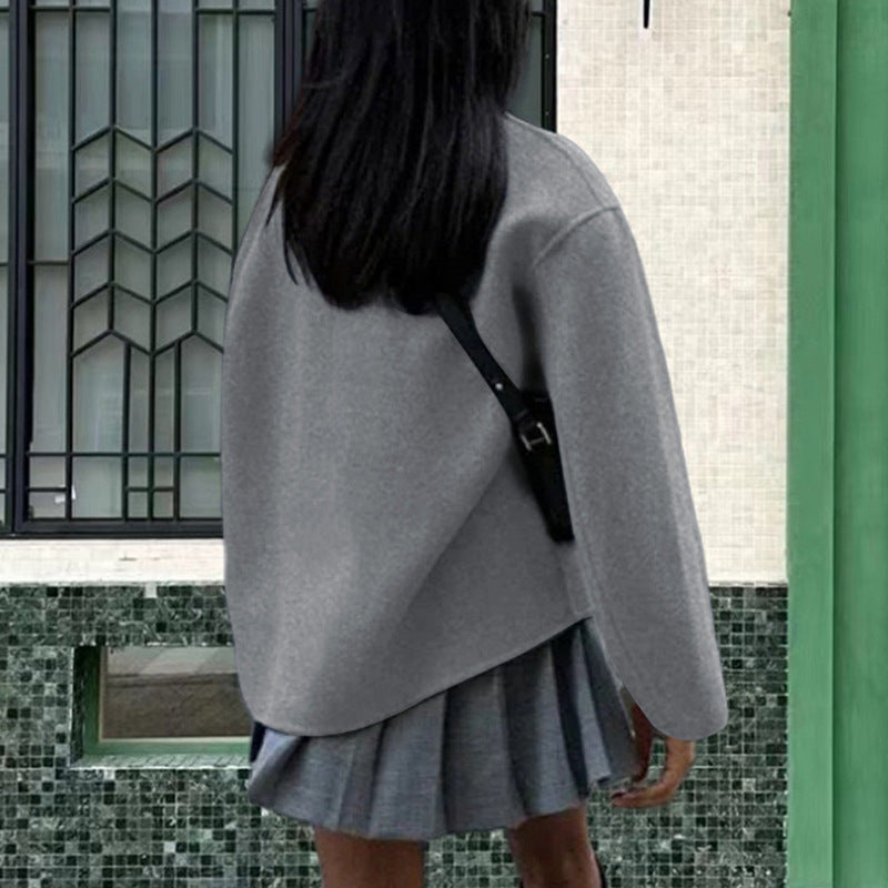 Martina Elegante Doppiopetto Cappotto Invernale per Donna