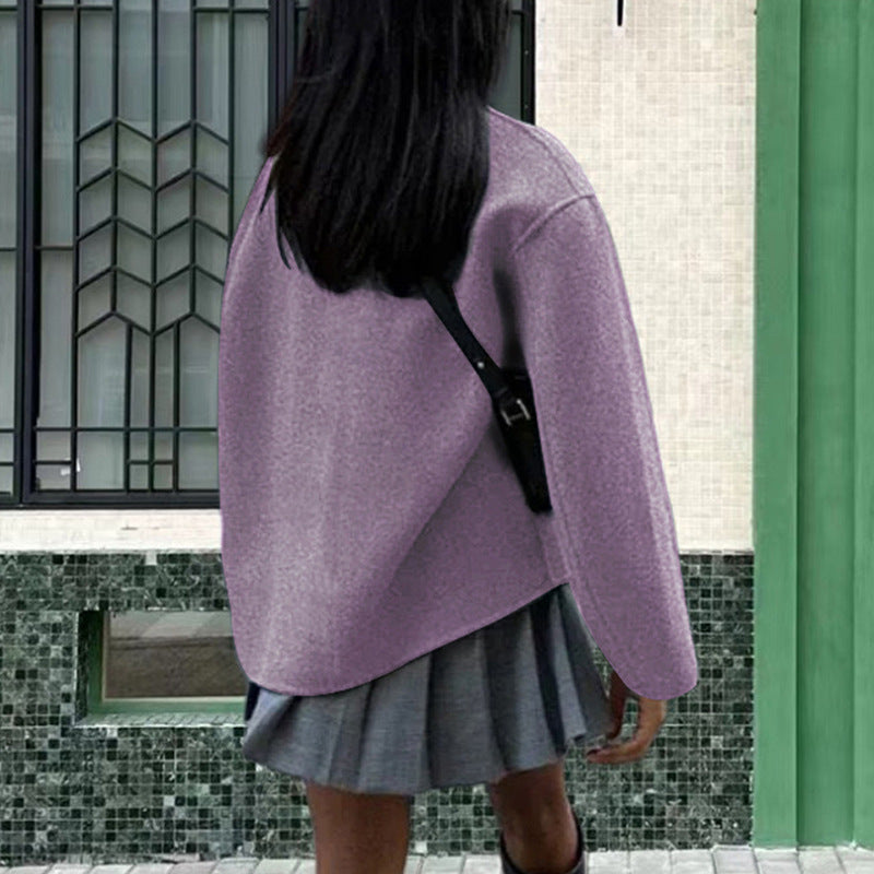 Martina Elegante Doppiopetto Cappotto Invernale per Donna