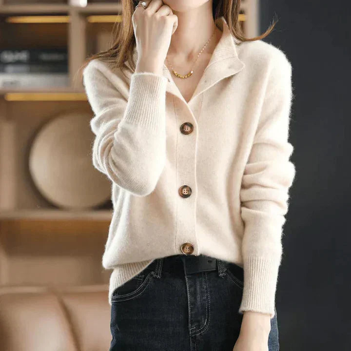 Camilla | Elegant Women's Wool Cardigan