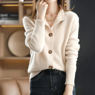 Camilla | Elegant Women's Wool Cardigan