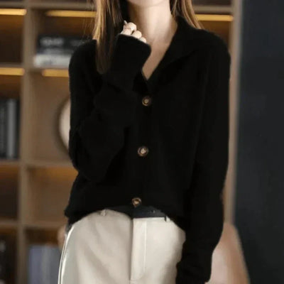 Camilla | Elegant Women's Wool Cardigan
