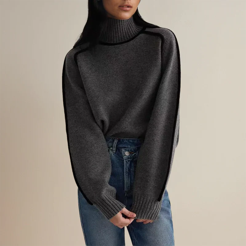 Clara - Elegante Maglione Donna a Dolcevita Classico