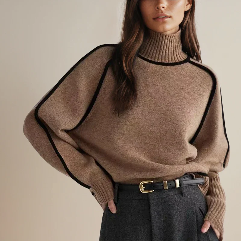 Clara - Elegante Maglione Donna a Dolcevita Classico