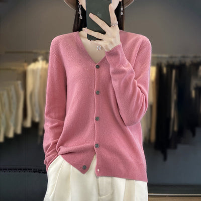 Cardigan Elegante Anna in Lana – Morbido, Caldo e Versatile per Ogni Occasione