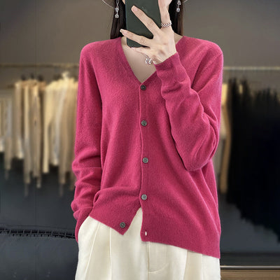 Cardigan Elegante Anna in Lana – Morbido, Caldo e Versatile per Ogni Occasione