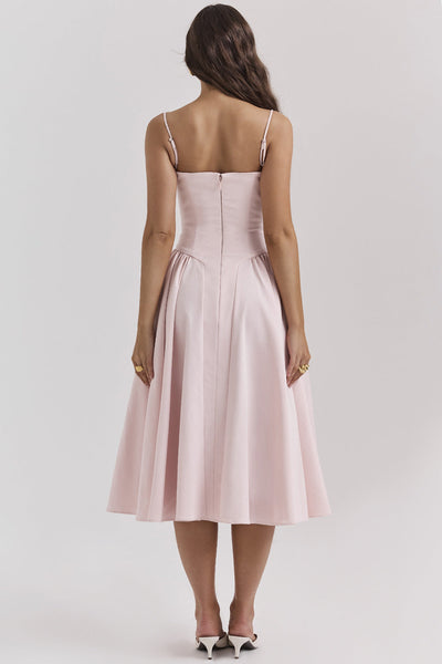 Vestito Midi Bridget con Top e Spalline Sottili