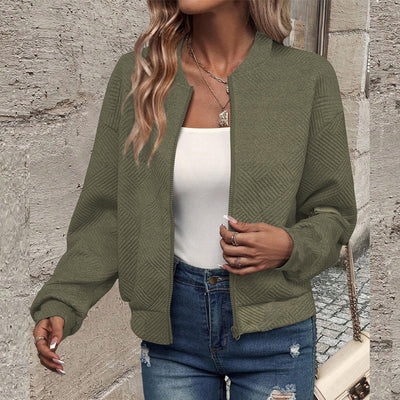 Giacca Bomber Leggera da Donna – Tessuto Trapuntato e Fit Confortevole