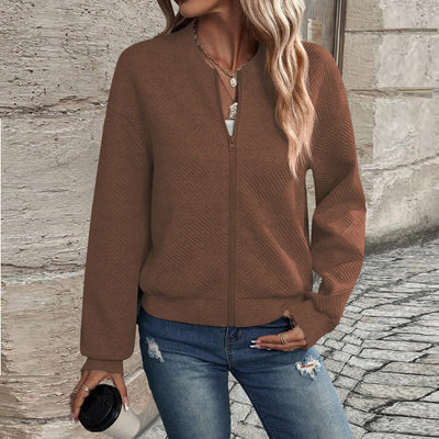 Giacca Bomber Leggera da Donna – Tessuto Trapuntato e Fit Confortevole