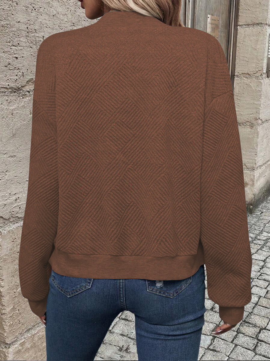 Giacca Bomber Leggera da Donna – Tessuto Trapuntato e Fit Confortevole
