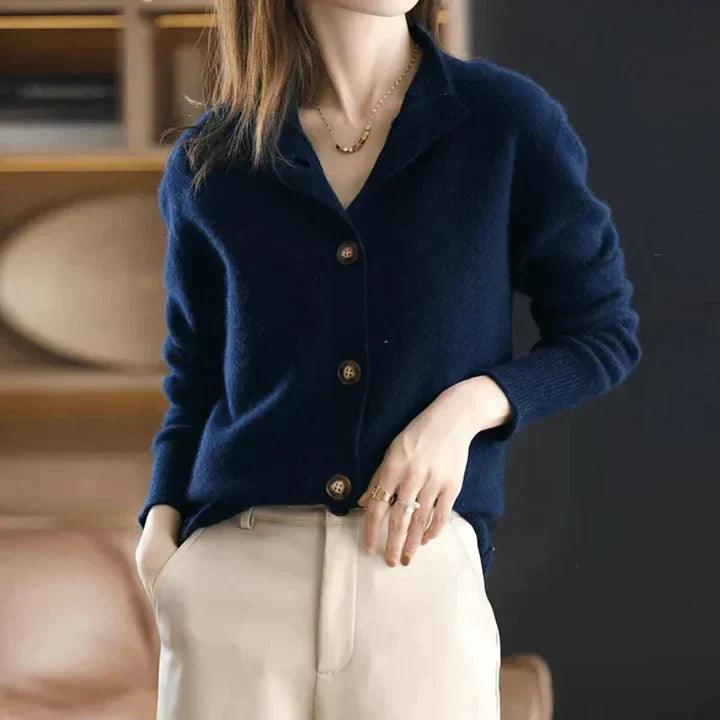 Camilla | Elegant Women's Wool Cardigan
