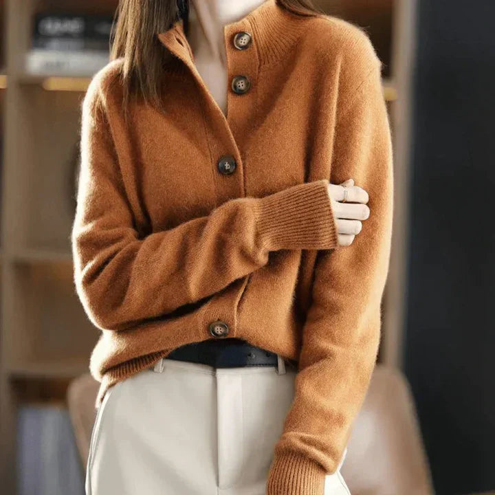 Camilla | Elegant Women's Wool Cardigan