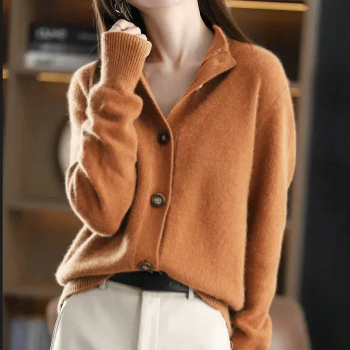 Camilla | Elegant Women's Wool Cardigan