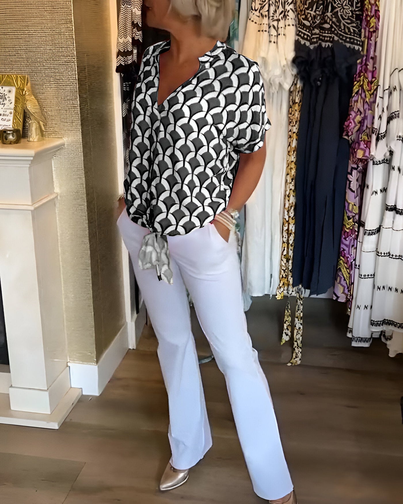 Luna Camicia Semplice - Stile e Comfort