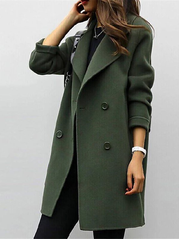 Cappotto Midi Femminile - Eleganza Intramontabile