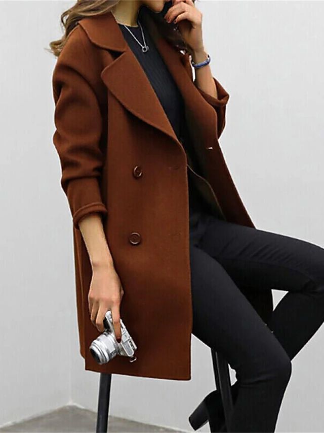 Cappotto Midi Femminile - Eleganza Intramontabile