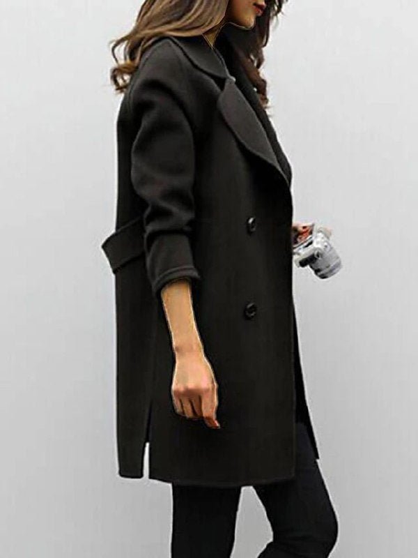 Cappotto Midi Femminile - Eleganza Intramontabile